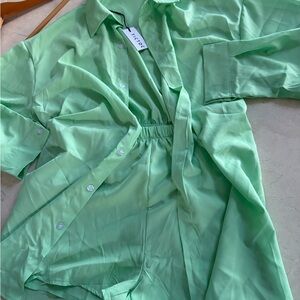 Green Ricco Women's Blouse